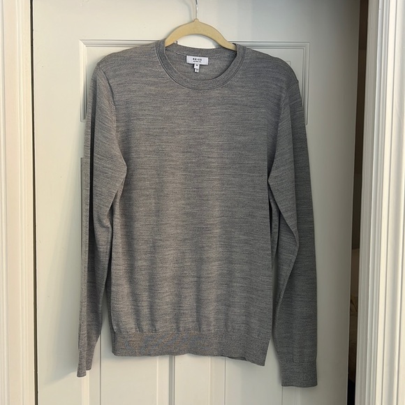 Reiss Wessex Merino Wool Crewneck SweaterMediumSlim Fit